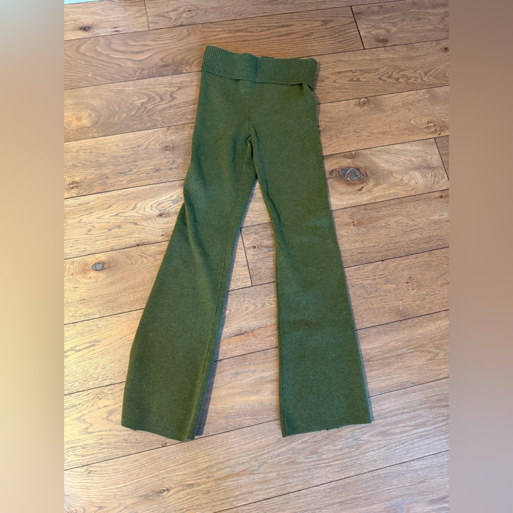 Princess Polly Olive Green Knit Pants